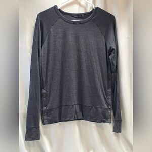 Prana Dark Gray Long Sleeve Top